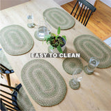Grassland Green Jute Braided Accessories