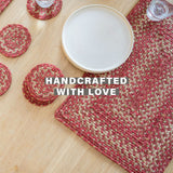 Apple Pie Red Jute Braided Accessories