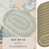 Grassland Green Jute Braided Accessories