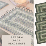 Pinecone Green Braided Accessories