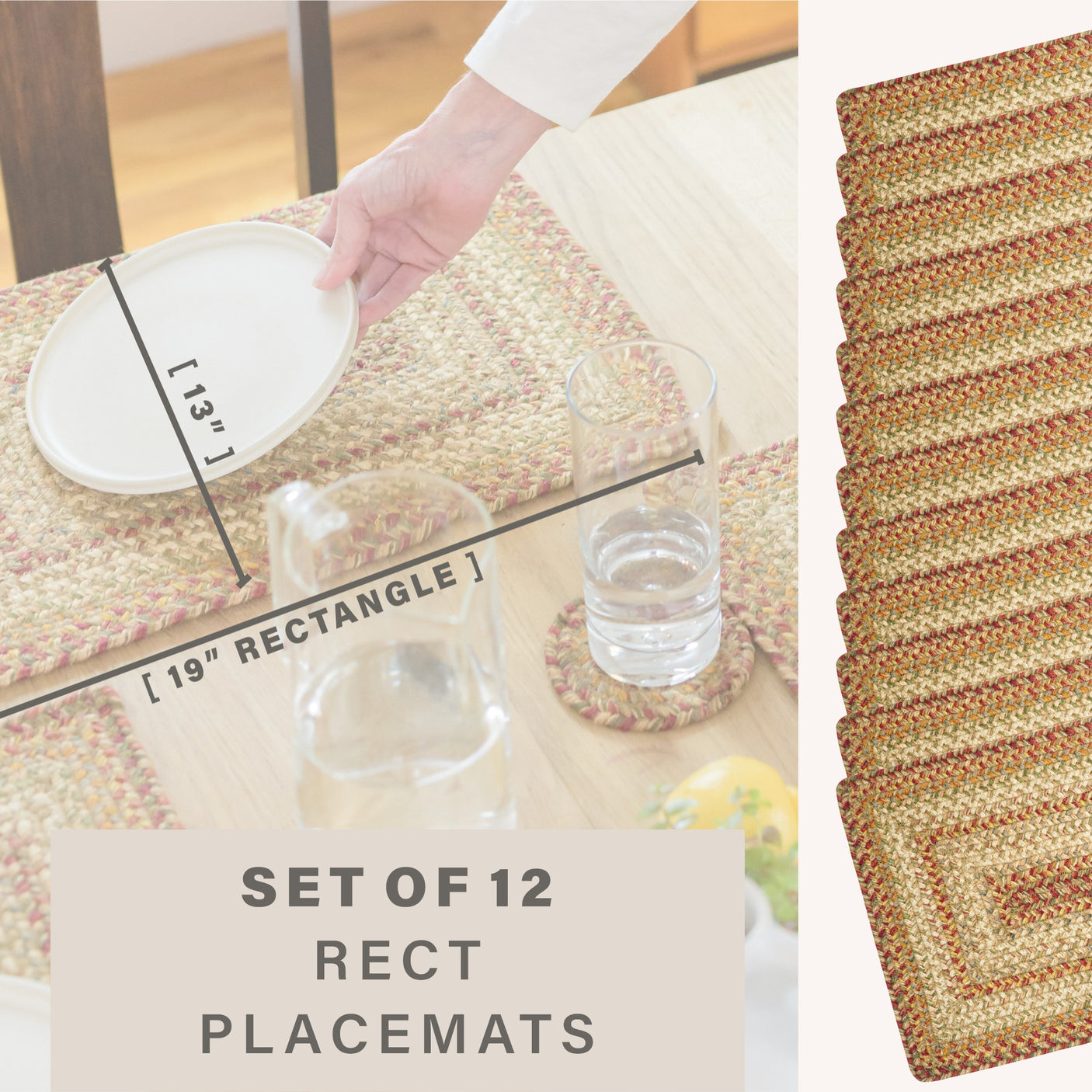 Harvest Beige Braided Accessories