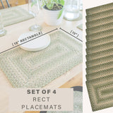 Grassland Green Jute Braided Accessories