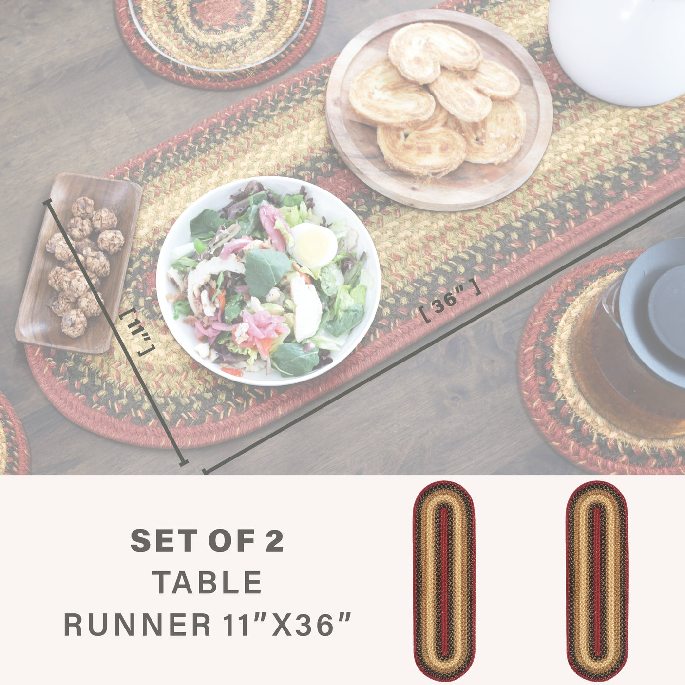 Highland Multi Color Braided Accessories