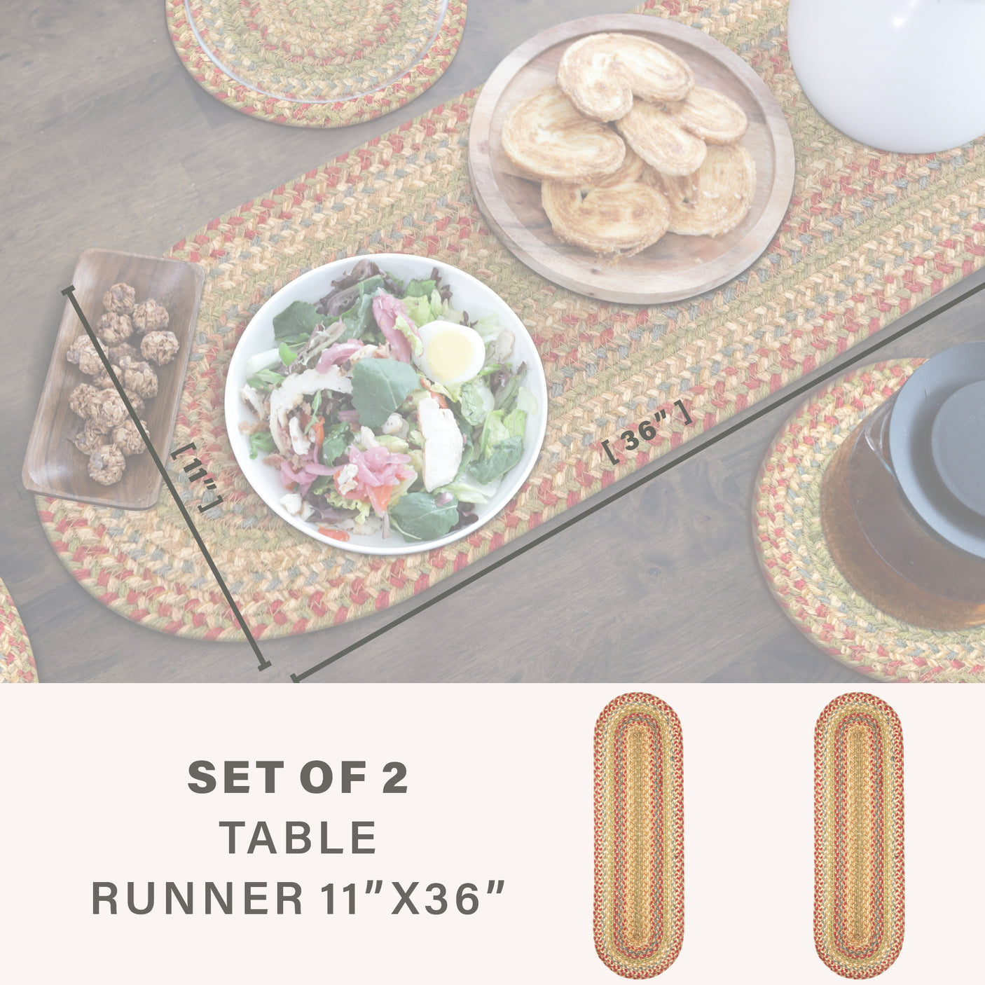 Azalea Multi Color Braided Accessories