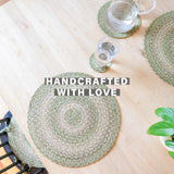 Grassland Green Jute Braided Accessories