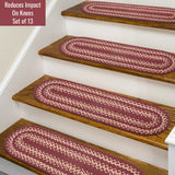Autumn Maple Burgundy Jute Braided Accessories