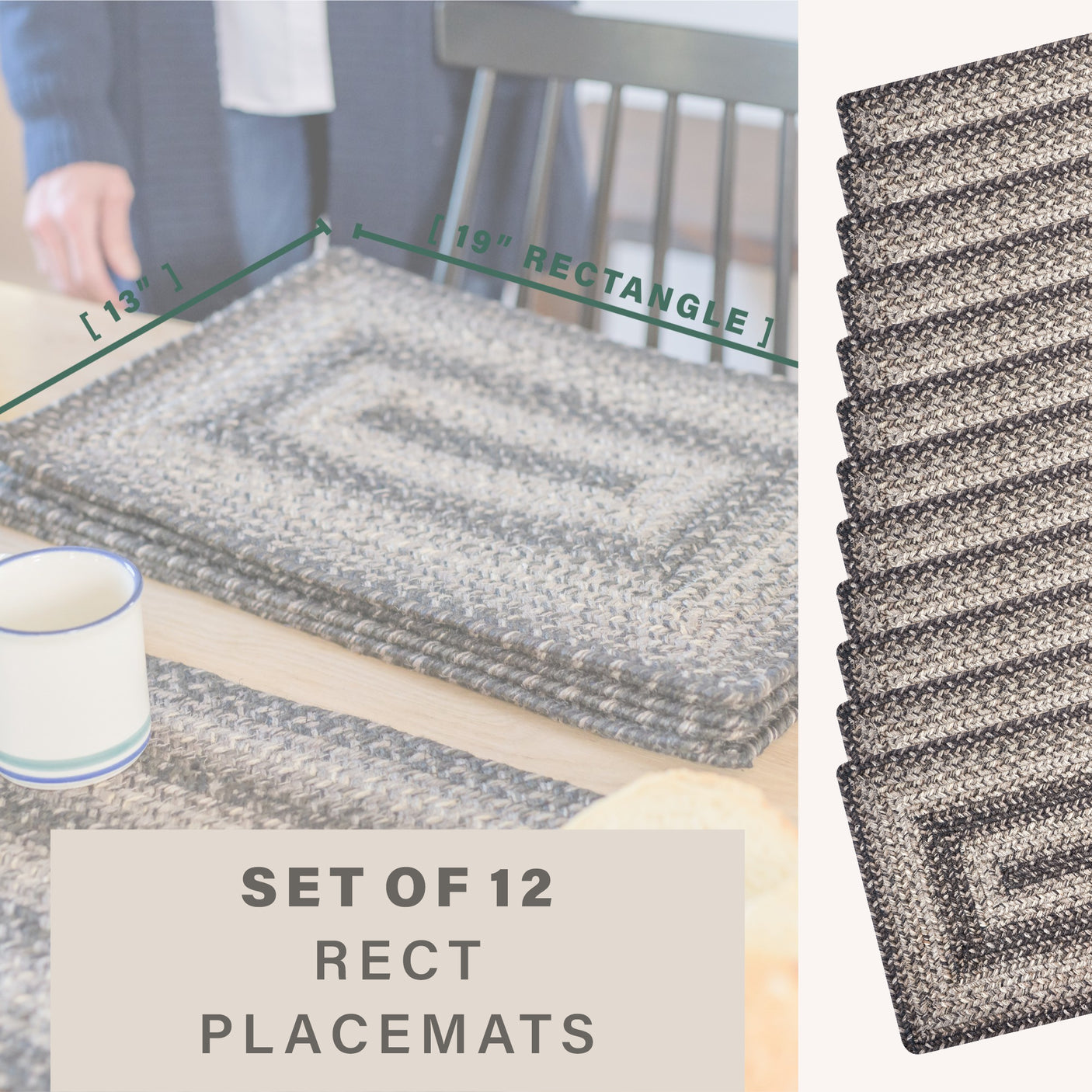 Flint Hill Grey Braided Accessories