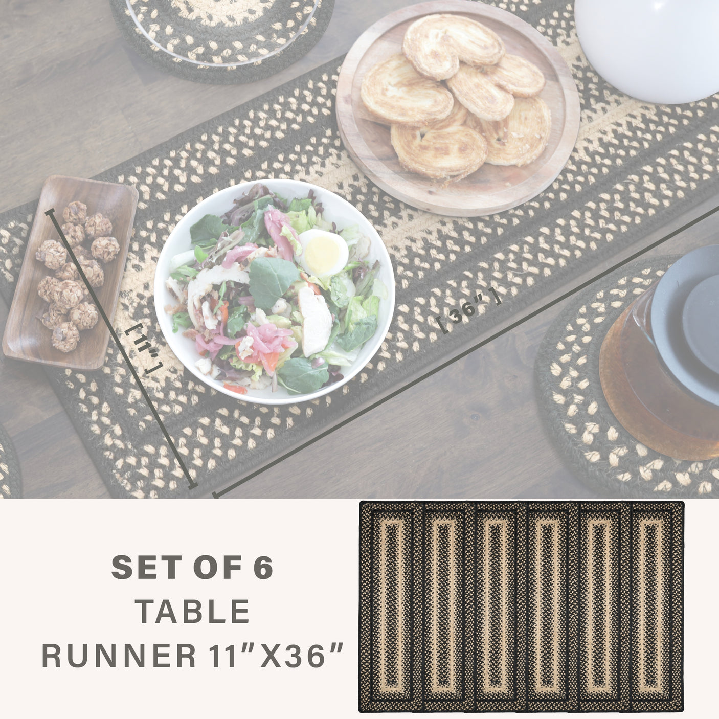 Manchester Black Braided Accessories