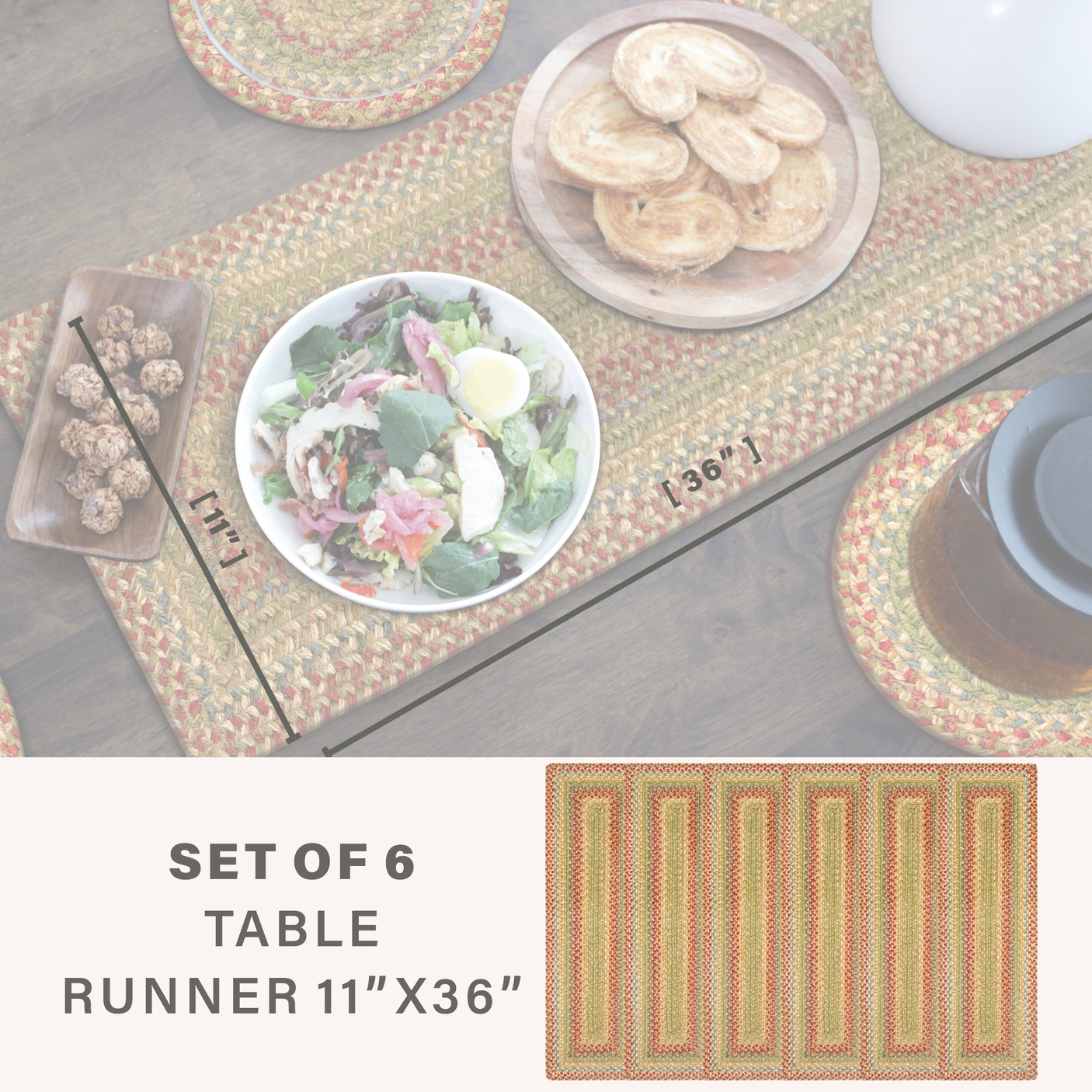 Azalea Multi Color Braided Accessories