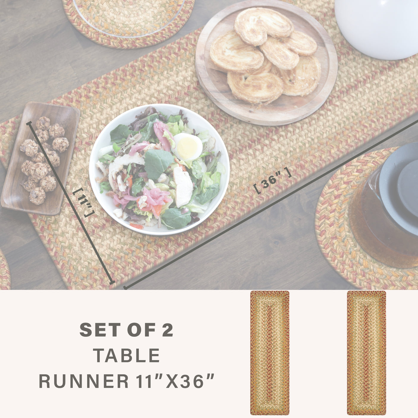 Harvest Beige Braided Accessories