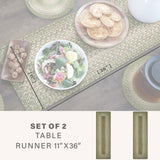 Grassland Green Jute Braided Accessories
