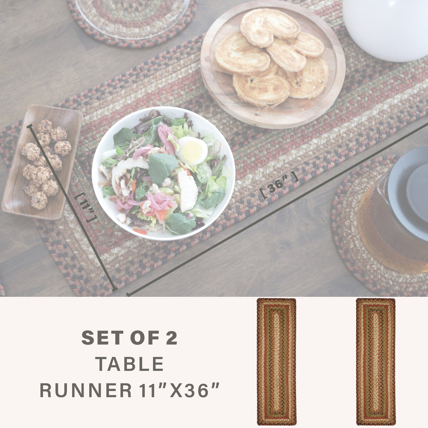 Gingerbread Braided Accessories