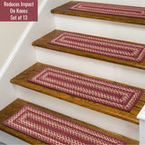 Autumn Maple Burgundy Jute Braided Accessories