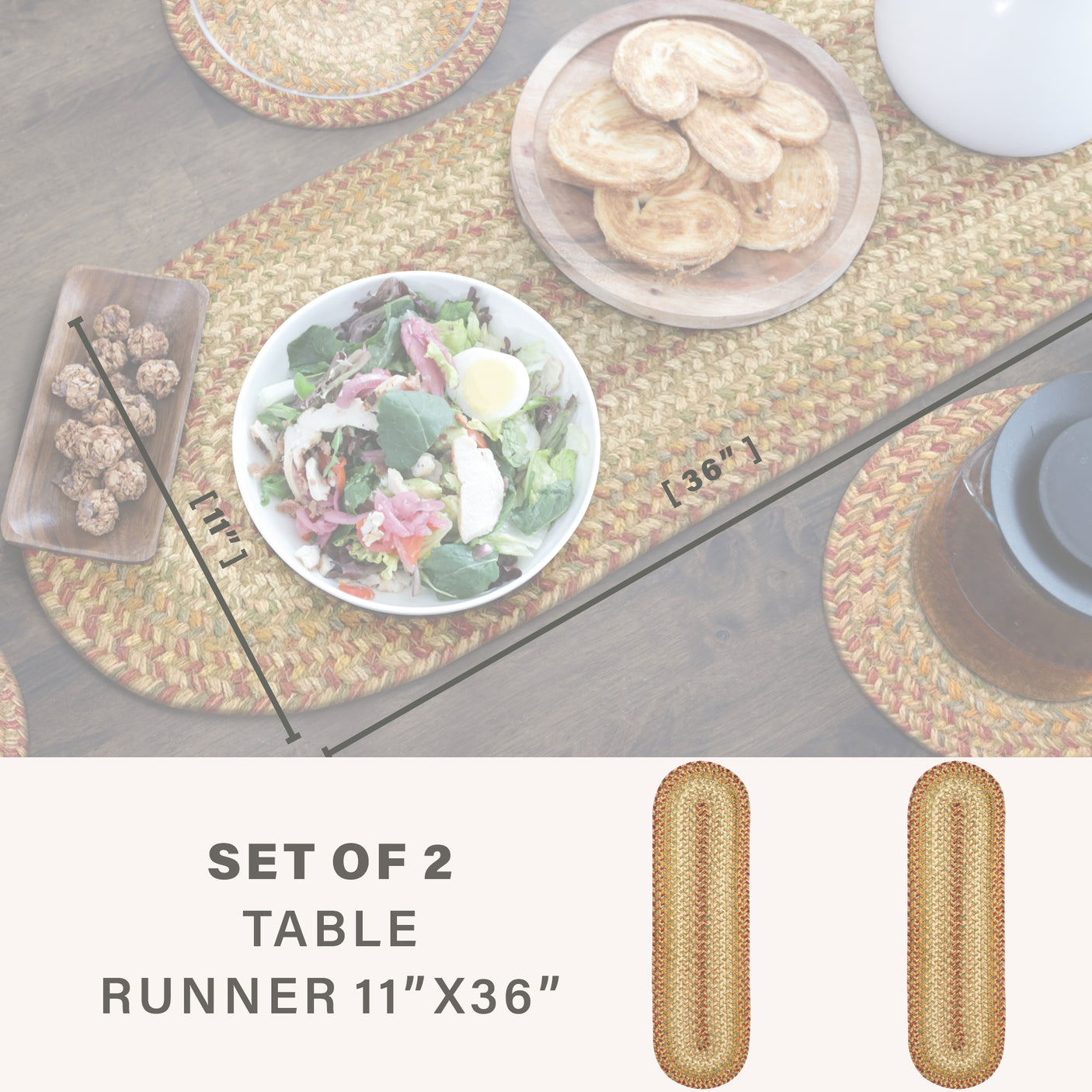 Harvest Beige Braided Accessories