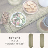 Grassland Green Jute Braided Accessories