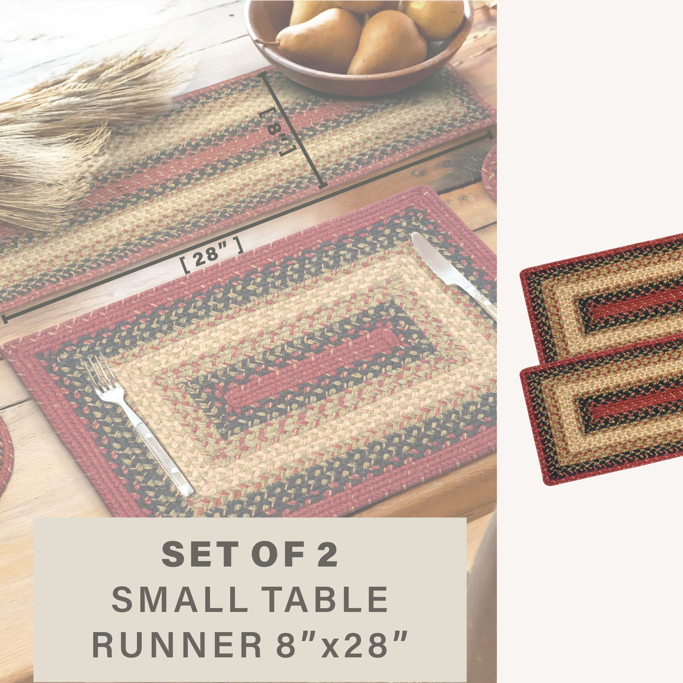 Highland Multi Color Braided Accessories