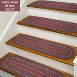 Jamestown Burgundy Jute Braided Accessories