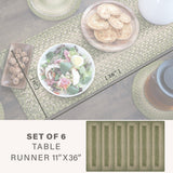 Grassland Green Jute Braided Accessories
