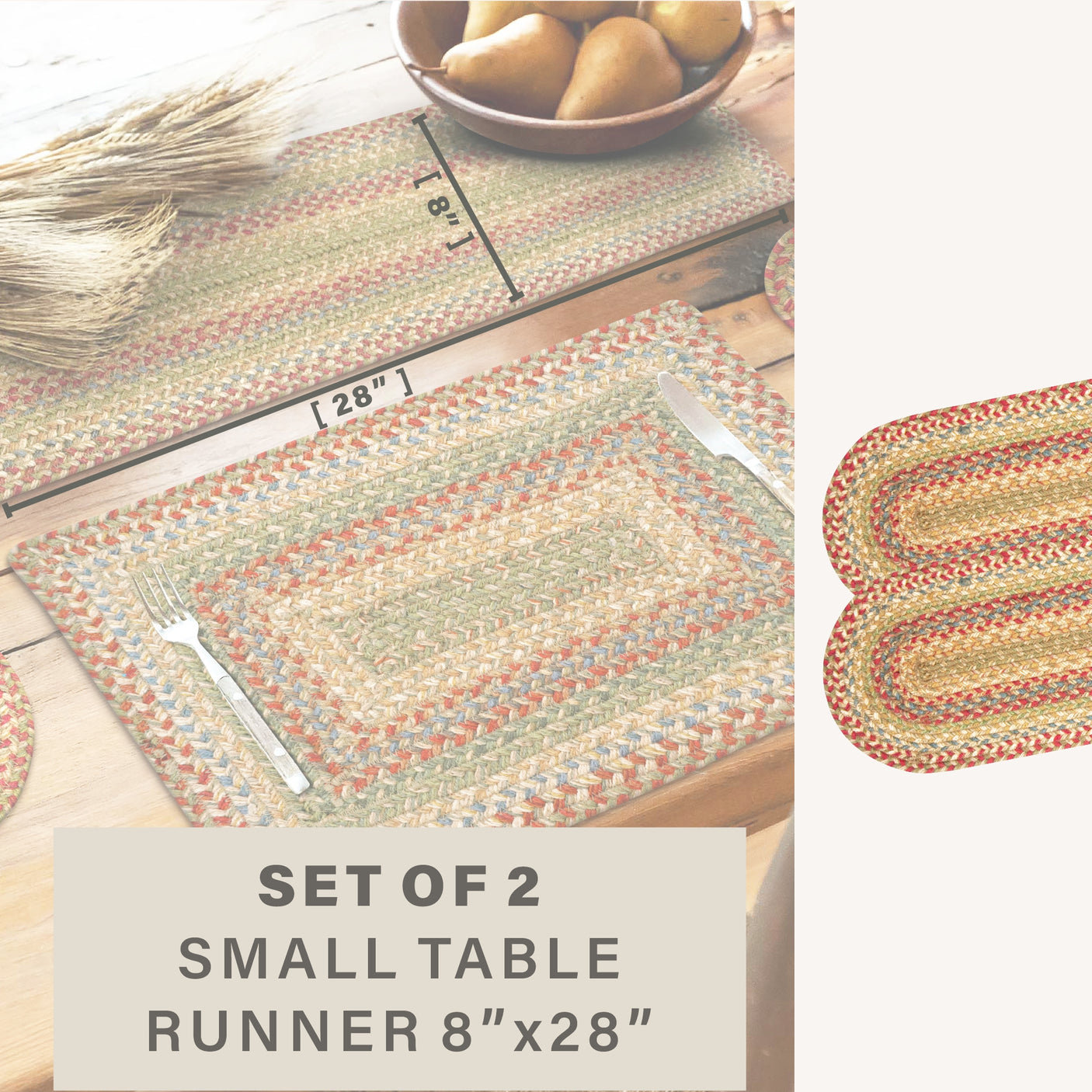 Azalea Multi Color Braided Accessories