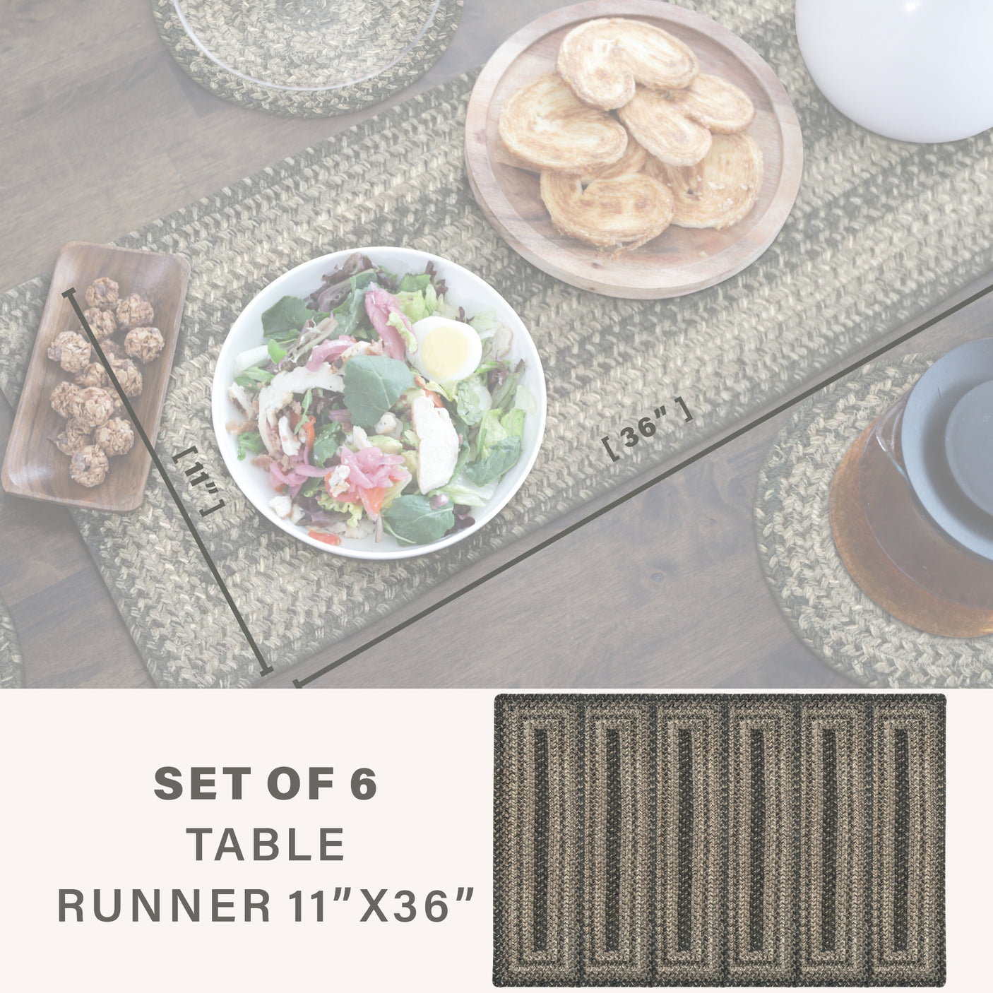 Flint Hill Grey Braided Accessories