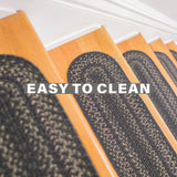 Jet Black Jute Stair Tread