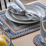 Cape Cod Blue Jute Braided Accessories