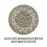 Grey Cloud Jute Braided Accessories