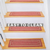 Apple Pie Red Jute Stair Tread
