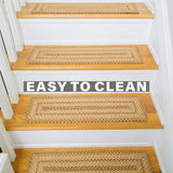 Cookie Dough Brown Jute Stair Tread