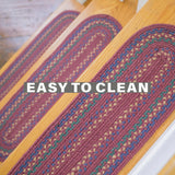 Jamestown Burgundy Jute Stair Tread