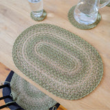 Grassland Green Jute Braided Accessories