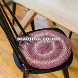 Autumn Maple Burgundy Jute Braided Accessories