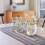 Cape Cod Blue Jute Braided Accessories