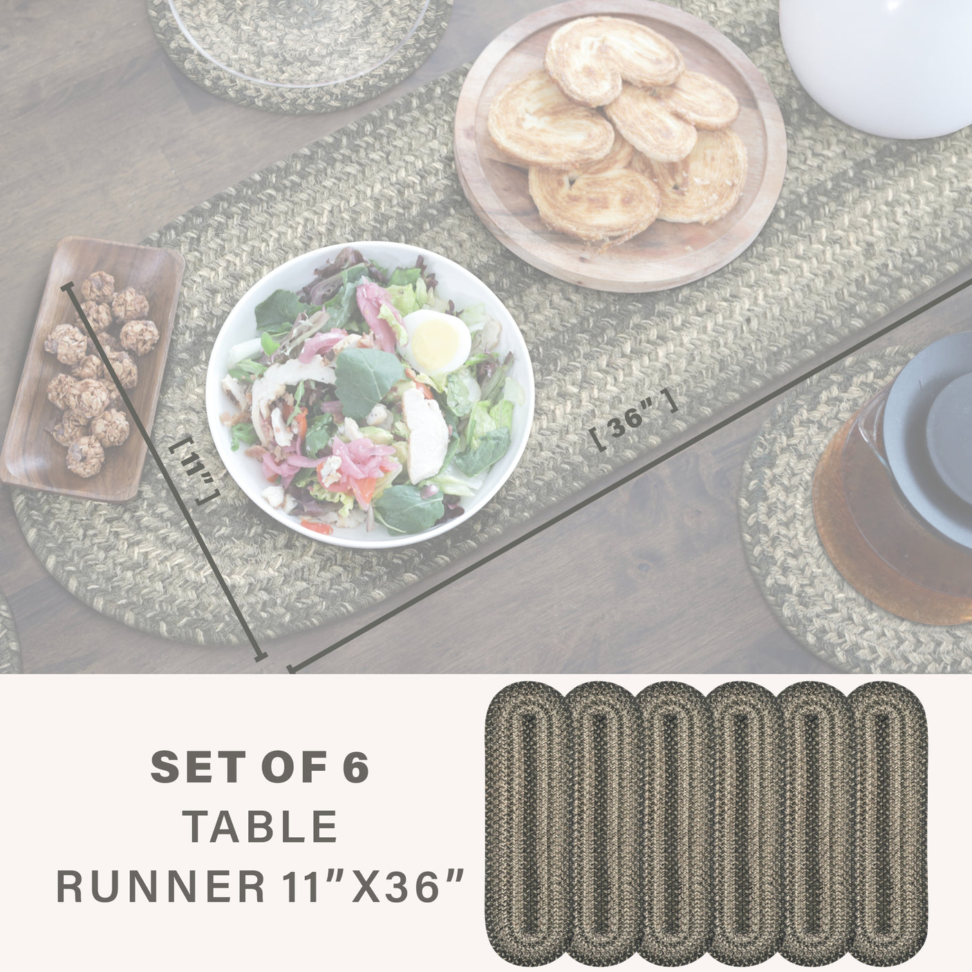 Flint Hill Grey Braided Accessories