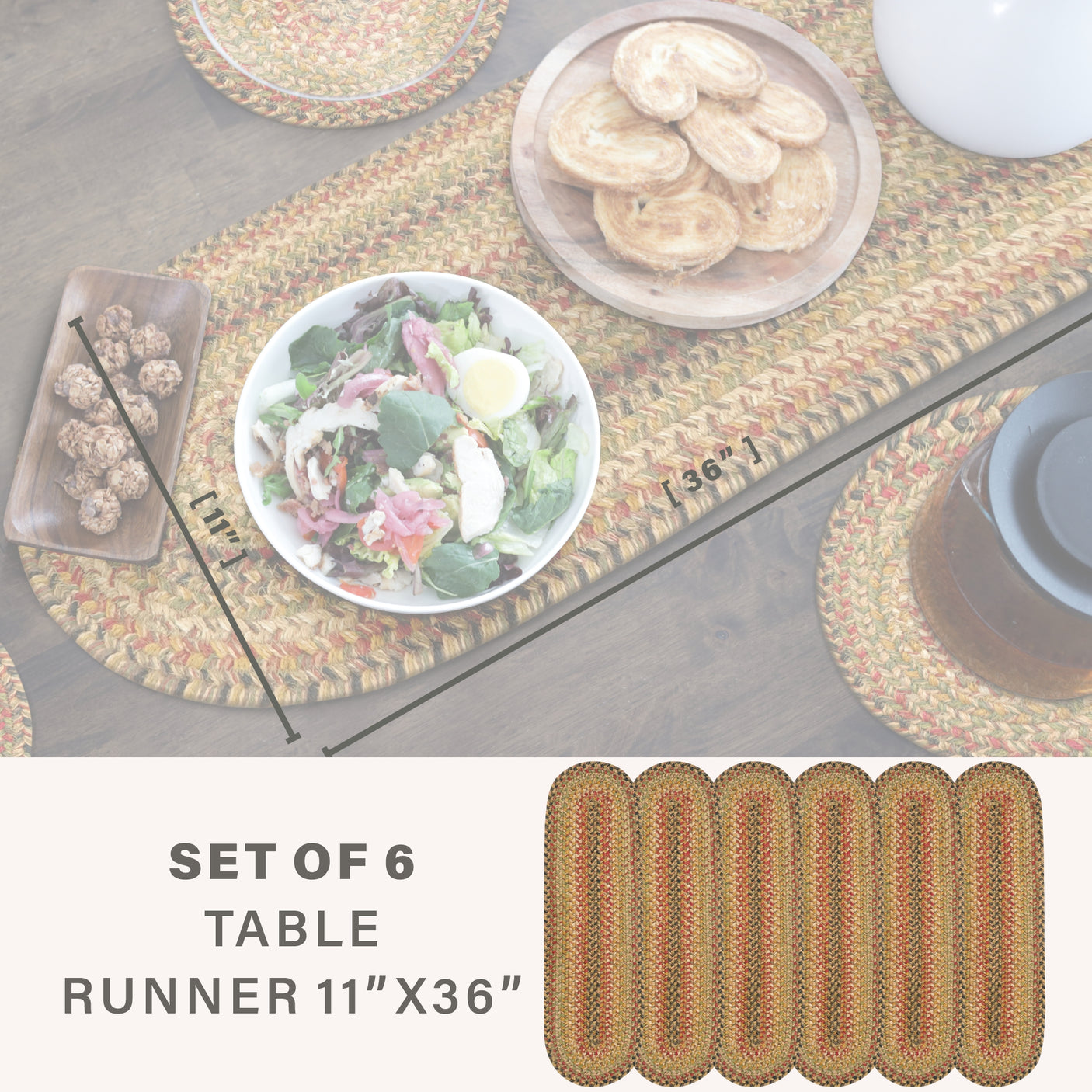 Kingston Multi Color Braided Accessories