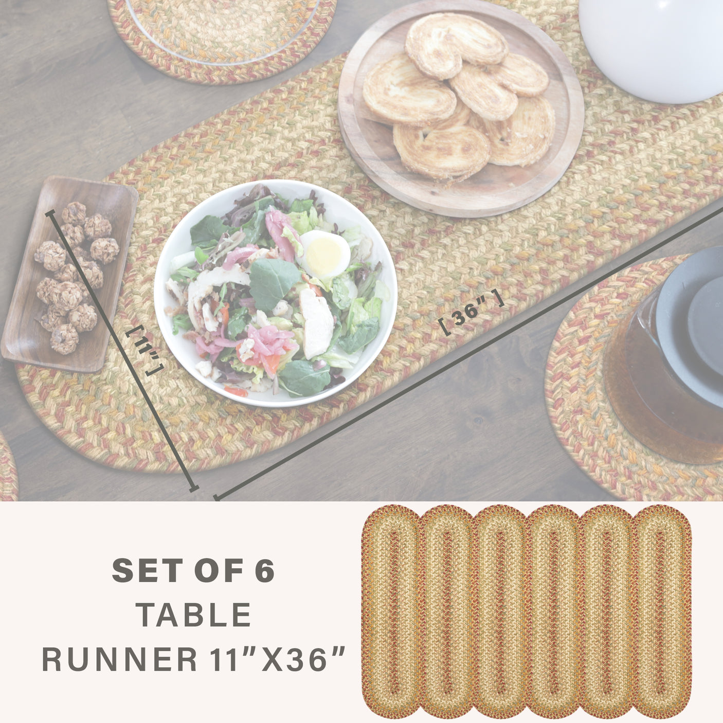 Harvest Beige Braided Accessories