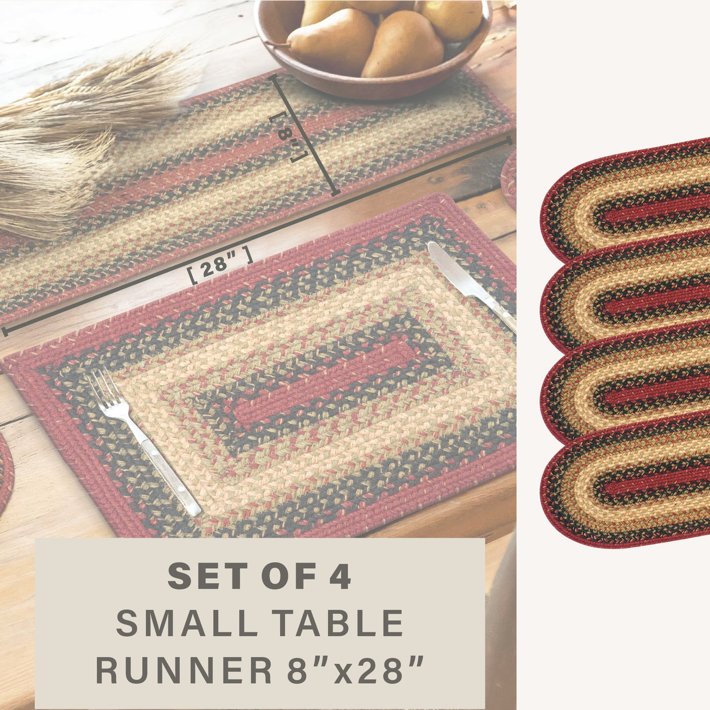 Highland Multi Color Braided Accessories