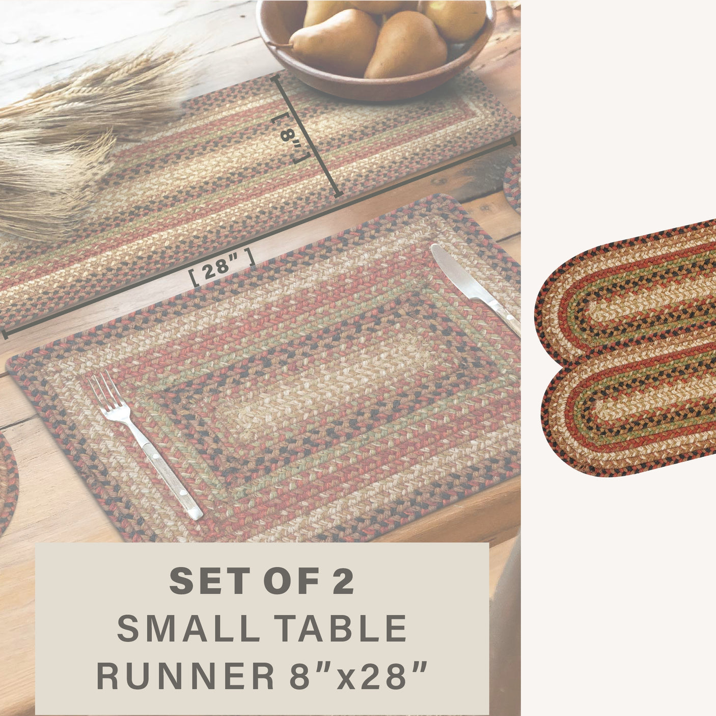 Gingerbread Braided Accessories