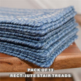 Denim Jute Stair Tread