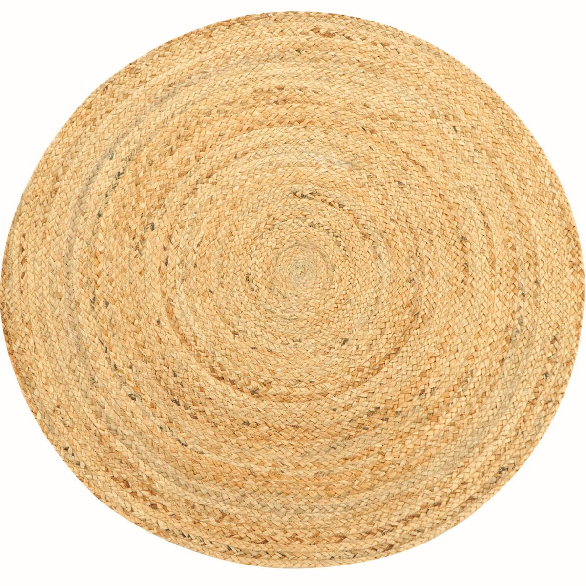 Circa Natural Jute Tan Round Braided Rug