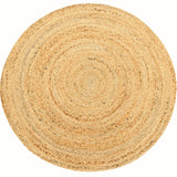 Circa Natural Jute Tan Round Braided Rug