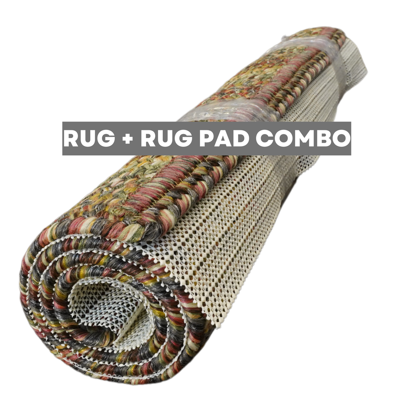Homespice Trailside Rectangle Ultra Durable Rug With Rug Pad