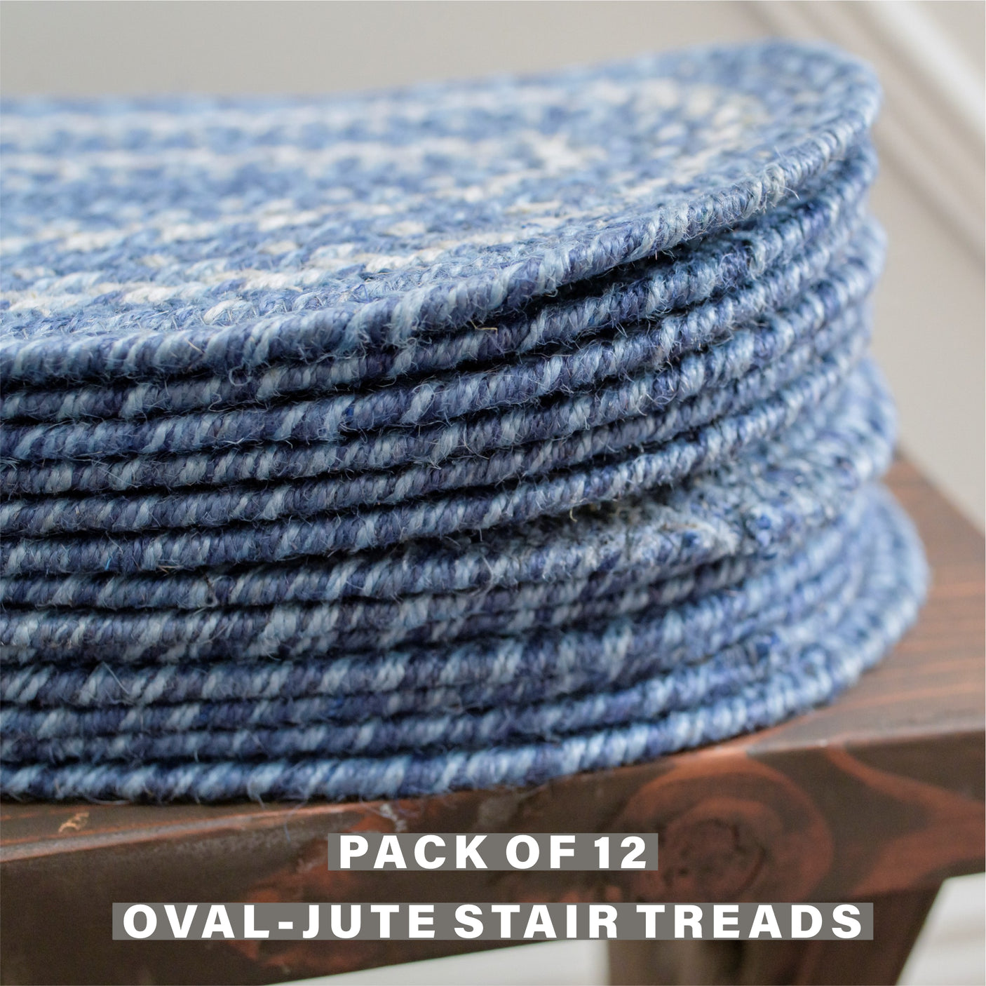 Denim Jute Stair Tread