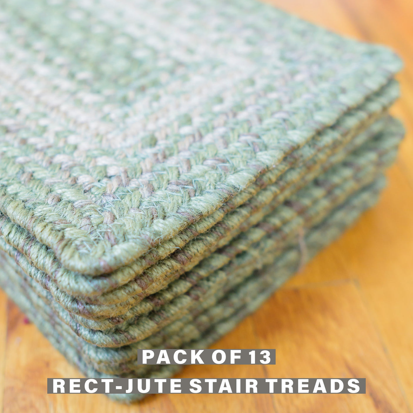 Grassland Green Jute Stair Tread