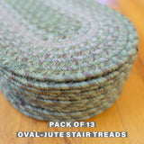 Grassland Green Jute Stair Tread