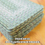 Grassland Green Jute Stair Tread