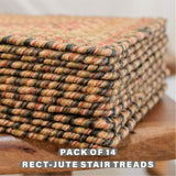 Kingston Multi Color Jute Stair Tread