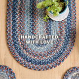 Cape Cod Blue Jute Braided Accessories