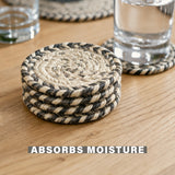 Birch Ivory Jute Braided Accessories