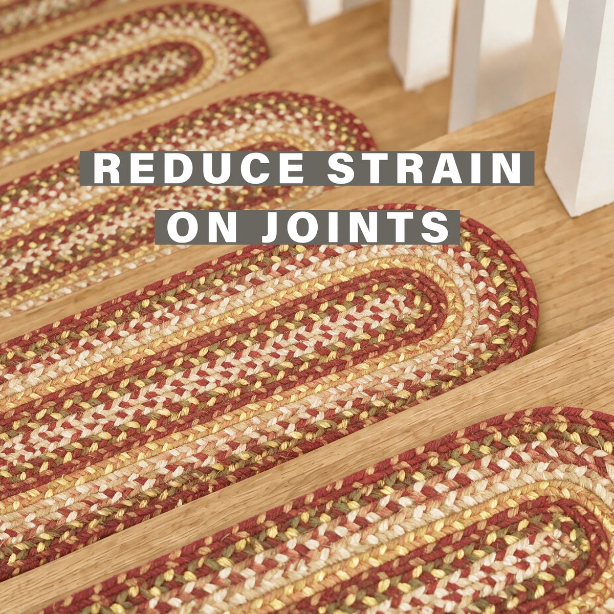 Amber Leaf Red Jute Braided Accessories